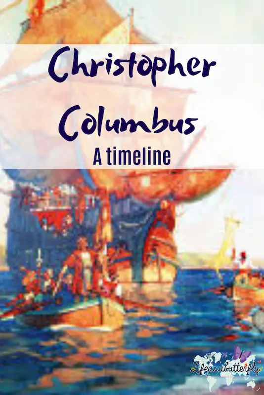 Christopher Columbus timeline